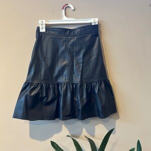 Faux leather skirt H&M